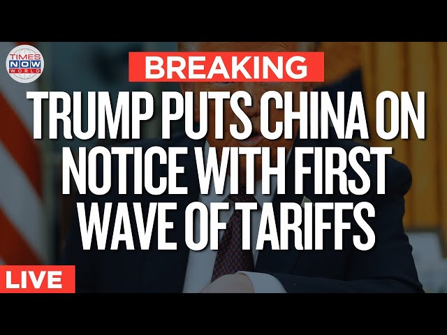 TRUMP LIVE | Trump Delivers Fresh Tariff Threats Against EU and China | Times Now World