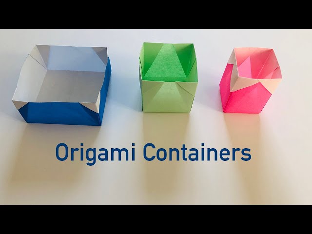 Origami Cube Box! + Other Sizes