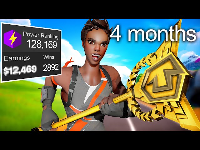 4 Month Competitive Fortnite Progression