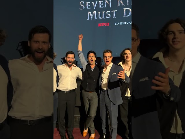 SEVEN KINGS MUST DIE CAST PREMIERE FRO NFLX behind the scenes with the cast for CHANCETV 1