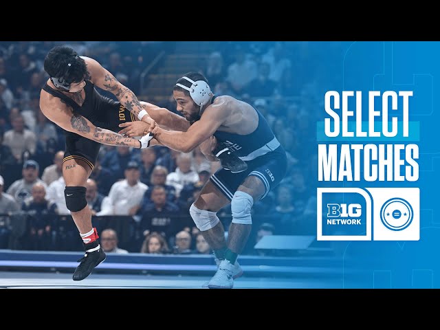 Iowa at Penn State | Select Matches | Big Ten Wrestling | 01/31/2025