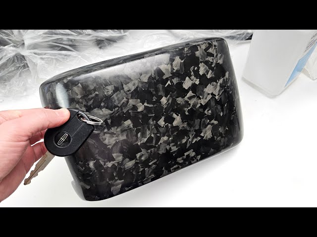 Upgrade Your Car Console with Real Carbon Fiber Skinning