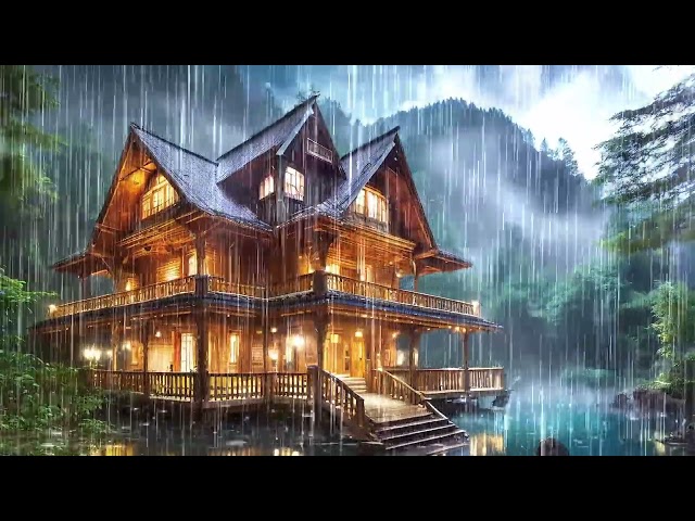 Will HEAVY RAIN Sounds on a Wooden House Roof Help You Fall Asleep Instantly?