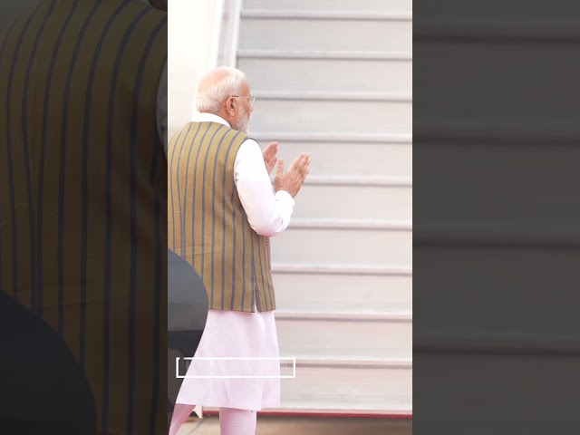 PM Modi emplanes for Kazan, Russia to attend the BRICS Summit