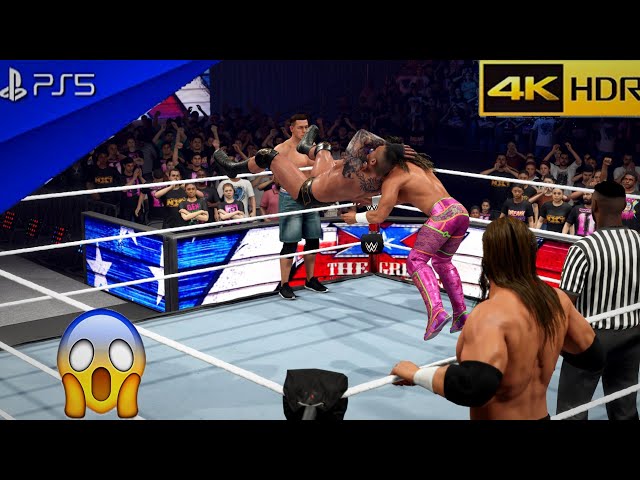 WWE 2K24- Randy Orton, John Cena vs Triple H, Seth Rollins- Tag Team Match - WWE 2K24 GAMEPLAY