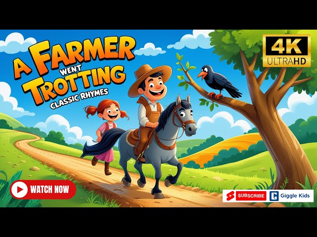 🎵 A Farmer Went Trotting | Nursery Rhymes & Kids Songs | Baby Songs & Preschool Rhymes 🎶