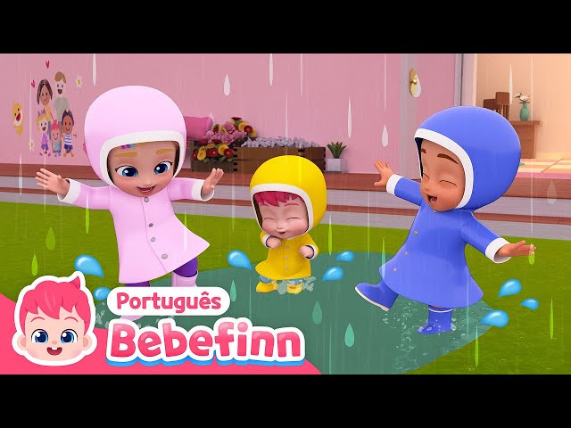 🌧️ Chuva, Chuva, Vá Embora | EP101 | Desenho Infantil | Bebefinn em Português - Canções Infantis