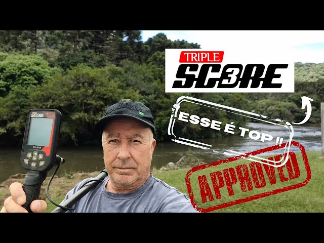 Nokta Triple Score com esse detector de metais encontrei anel de prata no camping!