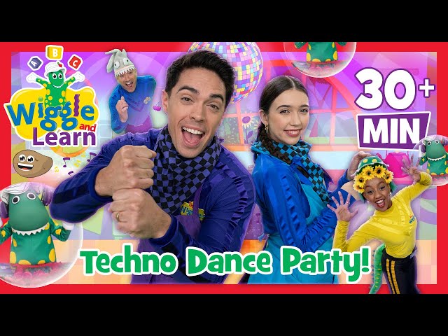 Toddler Techno Dance Party with The Wiggles and DJ Dorothy 🔊🪩🕺Wiggle and Learn