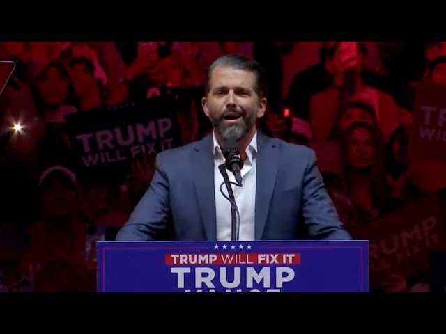 Donald Trump Jr. full speech at rally in Madison Square Garden (Oct. 27, 2024)