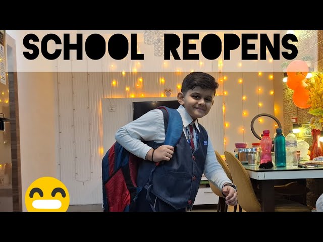 School Reopen @VibeWithTanushOfficial