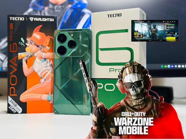 Tecno Pova 6 pro 5G CALL OF DUTY WARZONE MOBILE GAMEPLAY