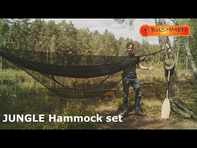 JUNGLE Hammock Set by BUSHMEN® Travel Gear