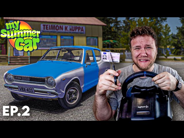 The Finland Simulator Keeps Getting More Accurate | My Summer Car with wheel! - Episode 2