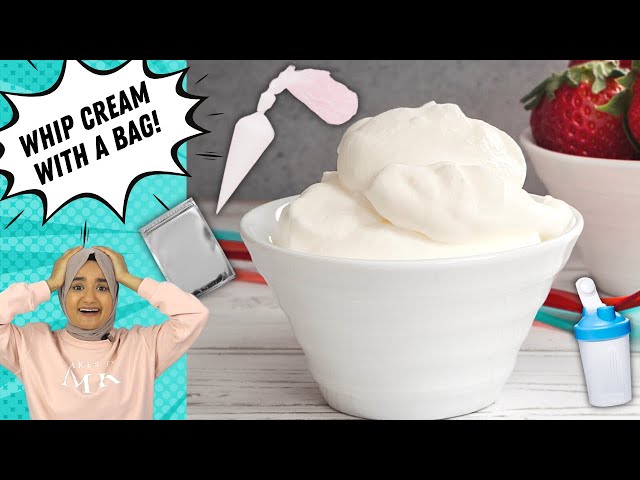 CRAZY ways to WHIP CREAM without an electric mixer or hand whisk!