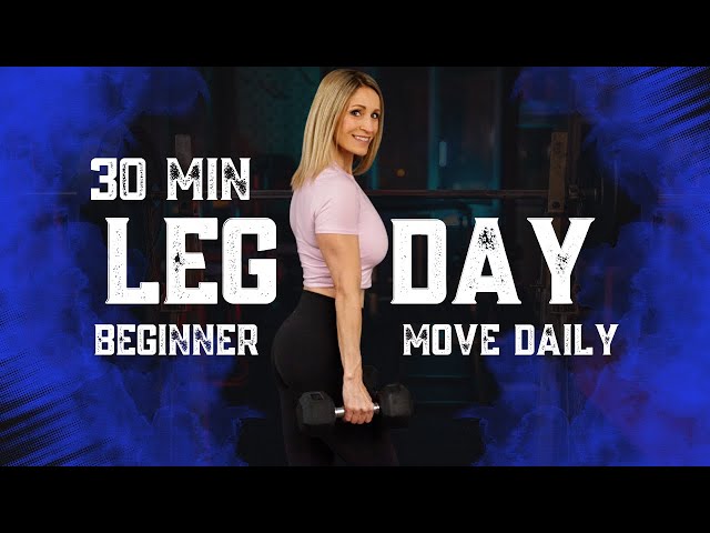 30 Minute Beginner Leg Day | No Squats, No Lunges