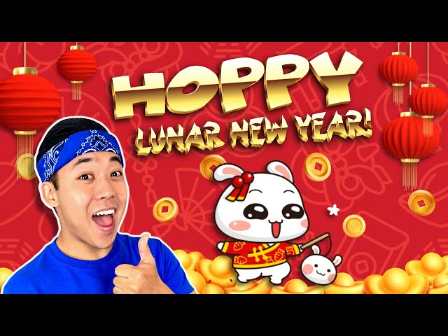 🧧🐇 Happy Lunar New Year TILES HOP | Kids Brain Break Workout | GoNoodle inspired