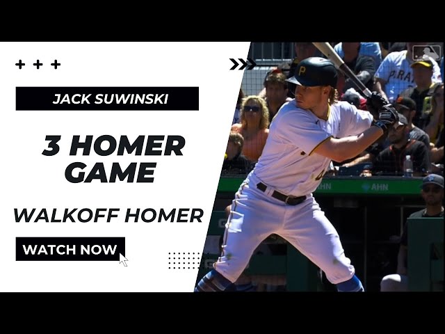 Pirates Rookie Jack Suwinski 3 Homer Game