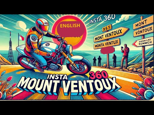 🇺🇸THE SUMMIT OF THE MONT VENTOUX: (France ) : INSTA 360° CAMERA 🇺🇸