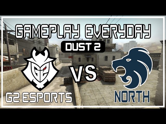 🔥 CS GO - G2 Esports vs North - Dust 2 - GamePlay (GamePlay EveryDay) 🔥 POV Demos 36/11