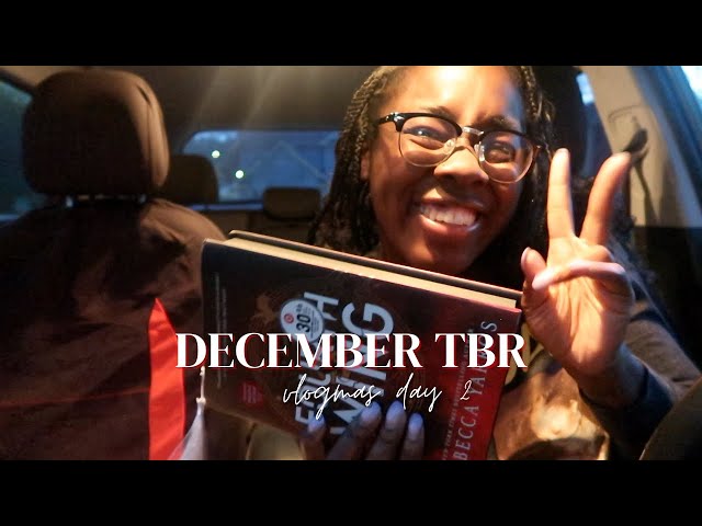 December TBR 📚 | 12 DAYS OF VLOGMAS 02