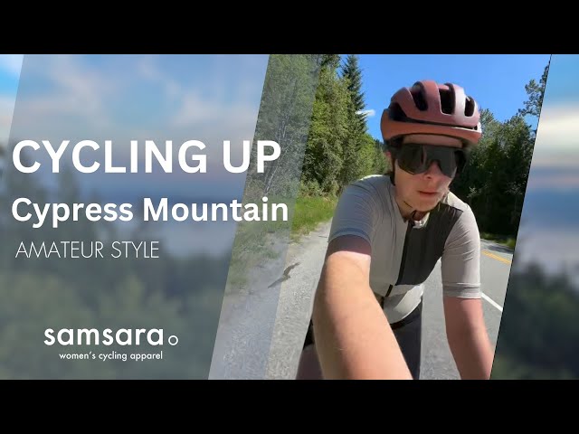 Cycling up Cypress Mountain, Vancouver