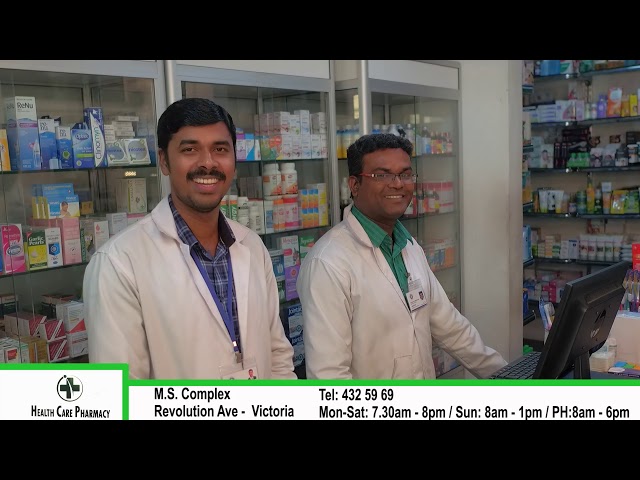 HEALTH CARE PHARMACY - VICTORIA - MAHE- SEYCHELLES