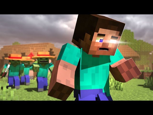 Steve become Herobrine #1 - Minecraft Animation