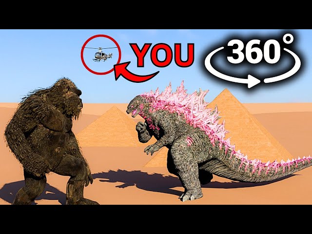 MonsterVerse in 360° VR: Godzilla vs Kong / 8K UltraHD