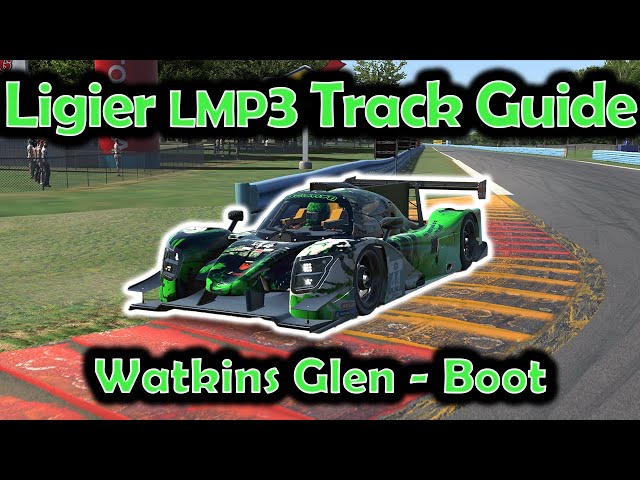 iRacing Track Guide Watkins Glen - Boot | Ligier JS P320 LMP3 | W2 S3 2023