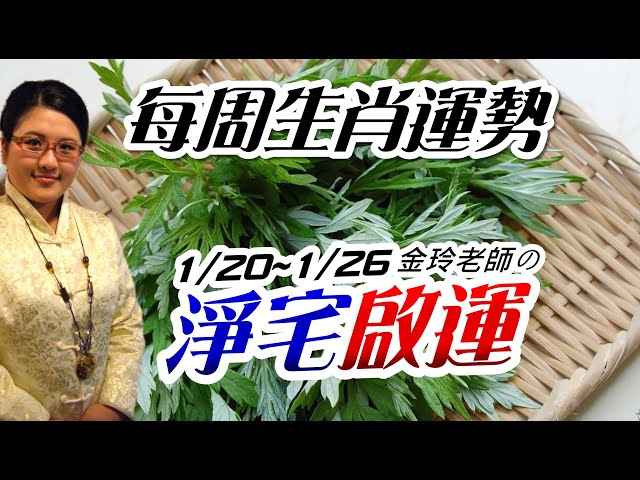 淨宅啟運｜2025生肖運勢週報｜1/20-1/26｜金玲老師（有字幕）