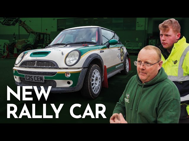 NEW Rally Car For Charlie | First Look At His Mini With Paul