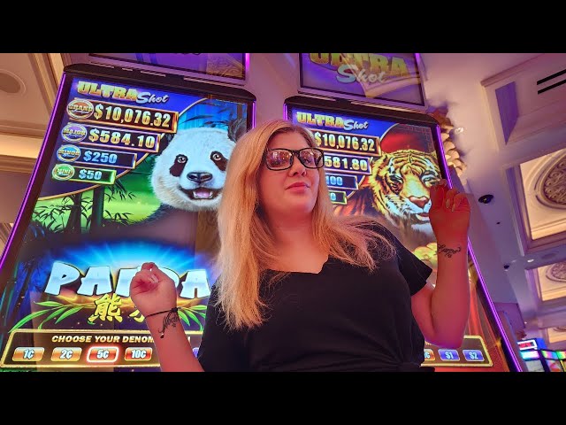 The NEW Panda & Tiger Ultra Shot Slot Machines Are CRAZY!