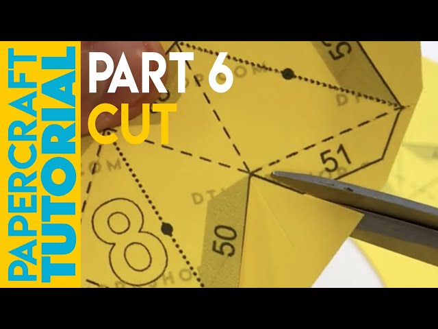 Papercraft Tutorial (PART 6) - How to properly cut your pieces !