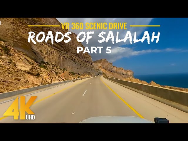 Exploring Backcountry Roads & Deserted Landscapes of Salalah - 4K 360°  Virtual Drive Video - #5