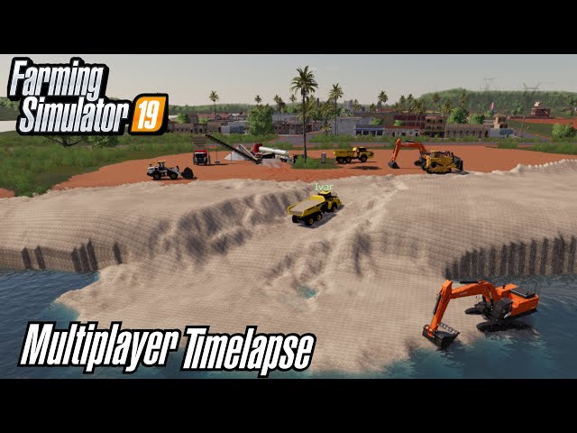 FS19 Dedi Server (MULTIPLAYER ROLEPLAY) Timelapse Day 5 MCE Map Farming Simulator 19