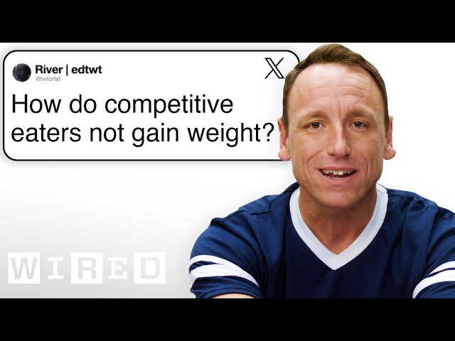 Joey Chestnut Answers Competitive Eating Questions From Twitter | Tech Support | WIRED