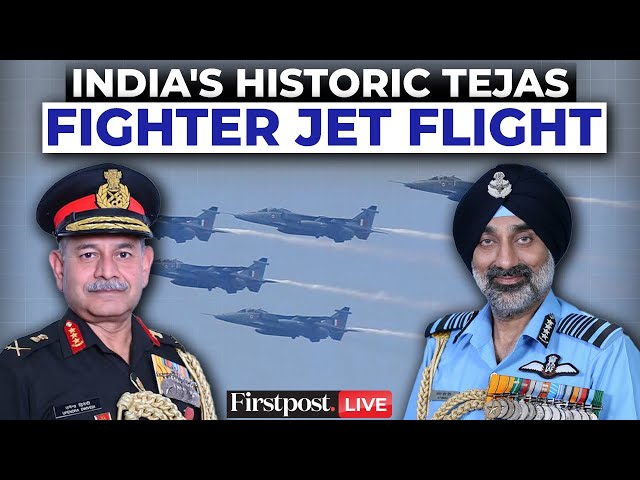 Aero India Show 2025 LIVE: Indian Air Force, Army Chiefs Take Sortie in Tejas Fighter Jet | N18G