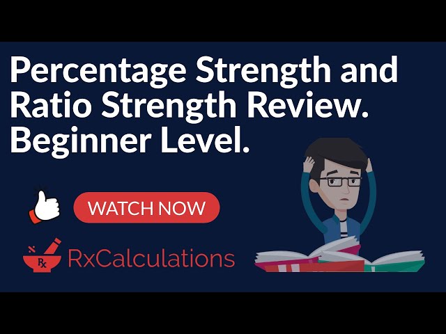 Percentage Strength and Ratio Strength Review | Beginner Level