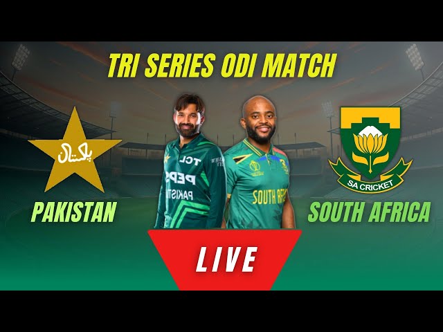 🔴Live: Pakistan vs South Africa ODI Match Live Scorecard & Commentary