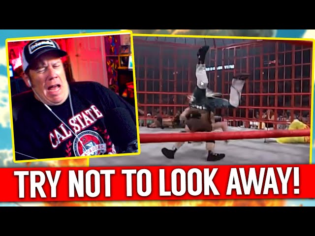 Reacting to Try Not To Wince or Look Away Wrestling Challenge