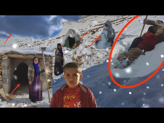 "A Snowy Day: The Resistance of a Mother, Her Child, and an Orphan Boy Against a Severe Blizzard"