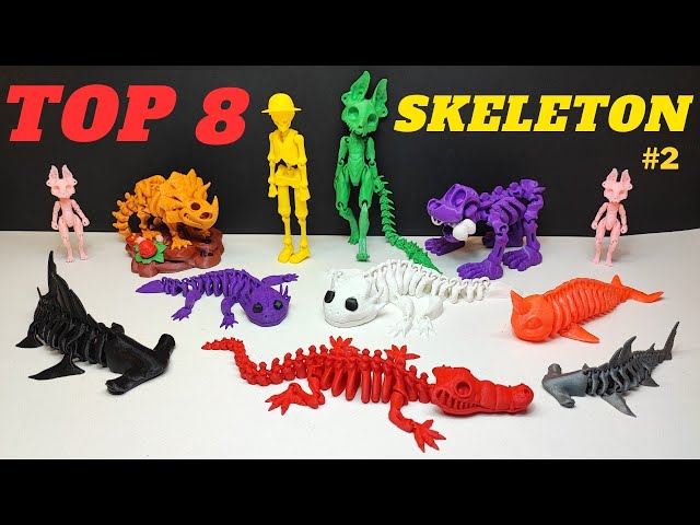 Top 8 Best Skeleton to 3D Print_S2|3D printing Articulated Animal Toys