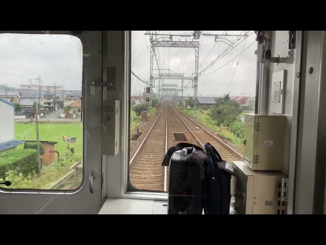 【Front view】Koishiro Kushida Local train to Ise-nakagawa Kintetsu railway #Shorts #train #views