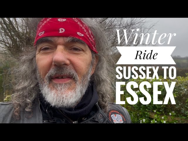 A COLD Winter ride from Sussex to Essex - (dress warmer idiot)