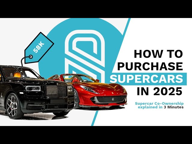 Supercar Co-Ownership explained in 3 Minutes -  How to purchase Supercars in 2025