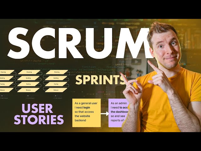 Scrum in 20 mins... (with examples)