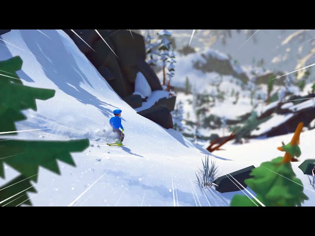 The Most Chill Skiing Game on Steam (Lonely Mountains: Snow Riders)