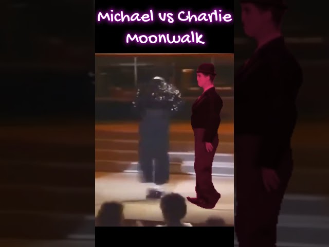 Michael Jackson vs Charlie Chaplin Moonwalk #shorts #fyp #love