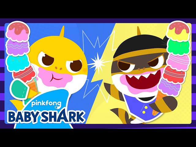 [NEW] This Ice Cream is Mine! | Mischievous Thief Baby Shark | Ten Little Song | Baby Shark Official